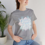 Quiet Joy Tee — Pastel Snowflake Holiday T‑Shirt