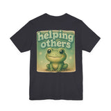 Helping Others Frog Tee — Cute Positive Message T-Shirt
