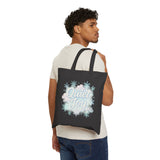 Tote Bag — "Quiet Joy" Pastel Snowflake Holiday Tote