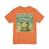 Helping Others Frog Tee — Cute Positive Message T-Shirt