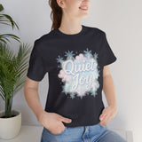 Quiet Joy Tee — Pastel Snowflake Holiday T‑Shirt