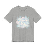 Quiet Joy Tee — Pastel Snowflake Holiday T‑Shirt