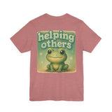Helping Others Frog Tee — Cute Positive Message T-Shirt