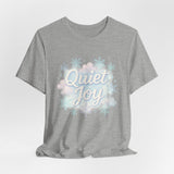 Quiet Joy Tee — Pastel Snowflake Holiday T‑Shirt