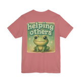 Helping Others Frog Tee — Cute Positive Message T-Shirt