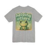Helping Others Frog Tee — Cute Positive Message T-Shirt