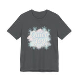 Quiet Joy Tee — Pastel Snowflake Holiday T‑Shirt